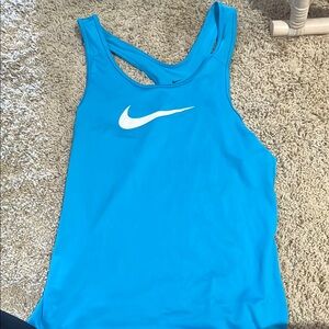 Nike Racerback Tank in Sky Blue